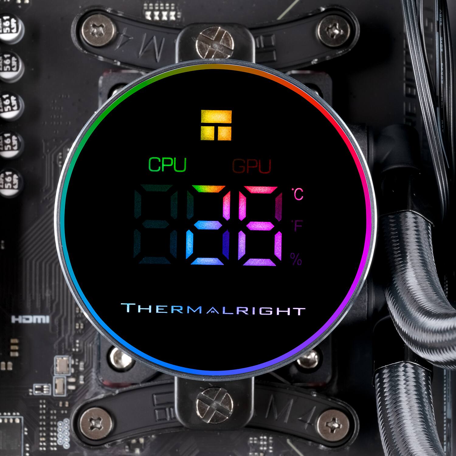 ! 561 5 5 - 561 5 5 I 561 5 M4 ! 561 5 SAT 561 5 HOMI CPU GPU C H CFO % F THERMALRIGHT