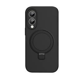 SaharaCase - Venture Series Silicone Kickstand Case for Samsung Galaxy S25 Edge - Scorpion Black