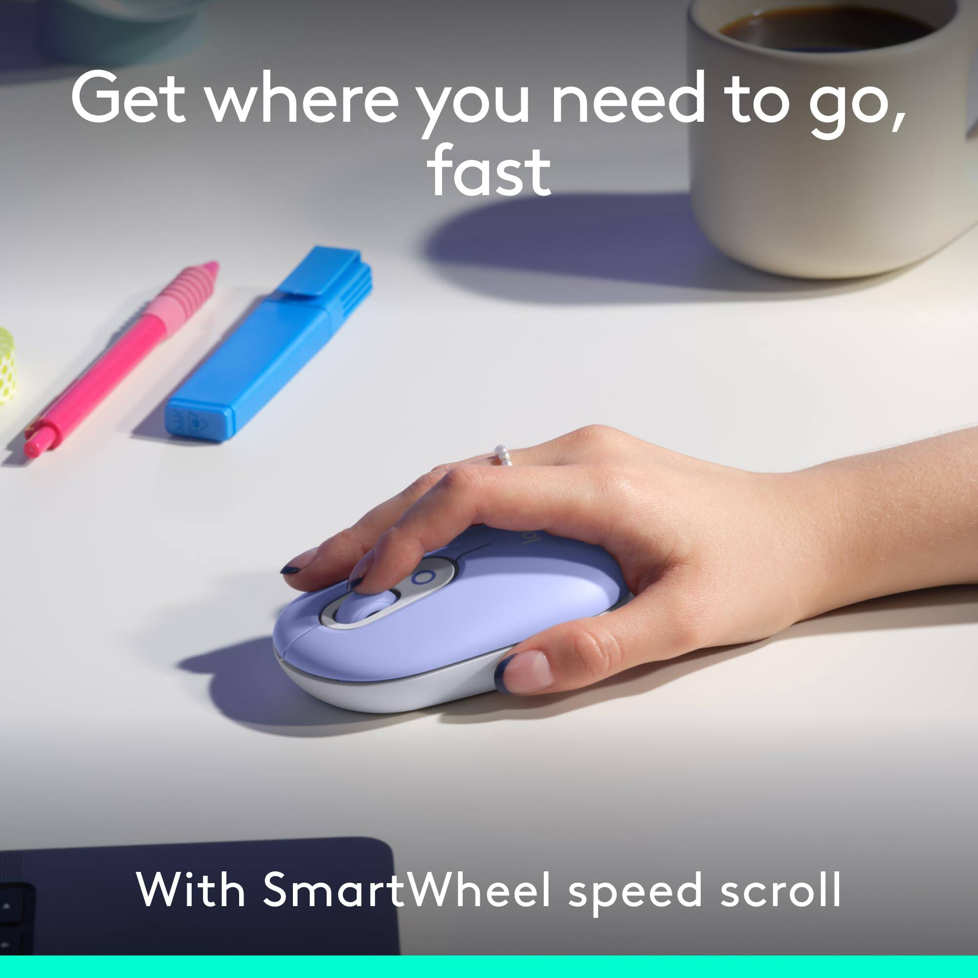 Get where you need to go, fast  
With SmartWheel speed scroll