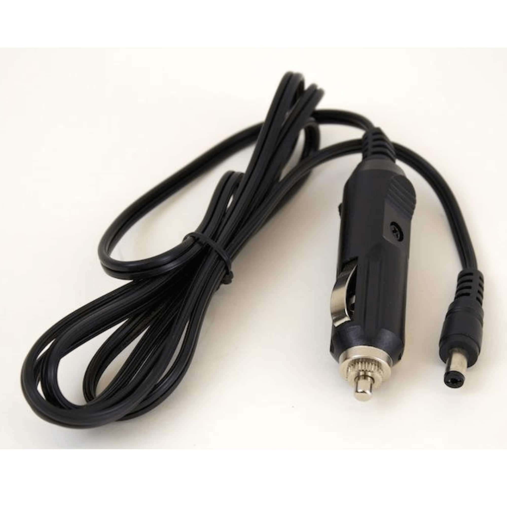 Front. Naxa - 12 Volt DC Cord To Power TVs With A Cigarette Lighter Socket - Universal Connector - Black.