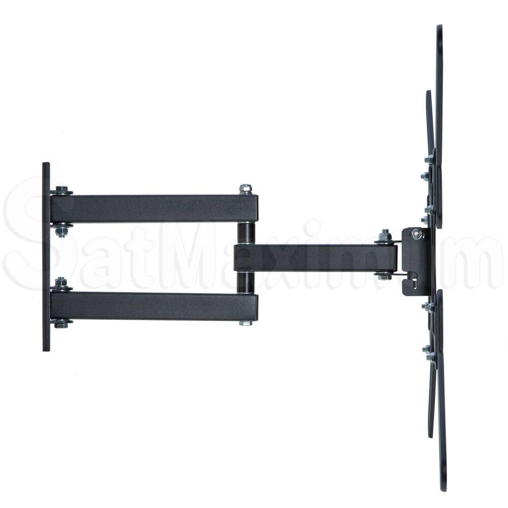 Back. Cables Direct Online - TV Wall Mount for 23"–55" TVs, Full Motion, Swivel & Tilt, VESA Compatible, 66Lb Capacity - Black.