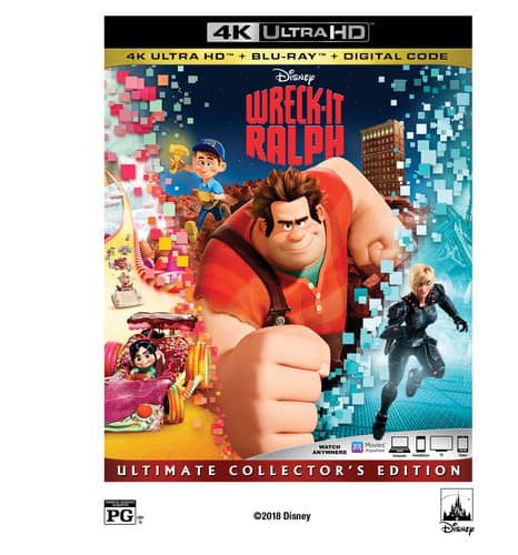 Front. Wreck-It Ralph   - 4K Blu-Ray.