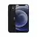 Front. Apple - iPhone 12 A2172 (Fully Unlocked) 256GB - Black.