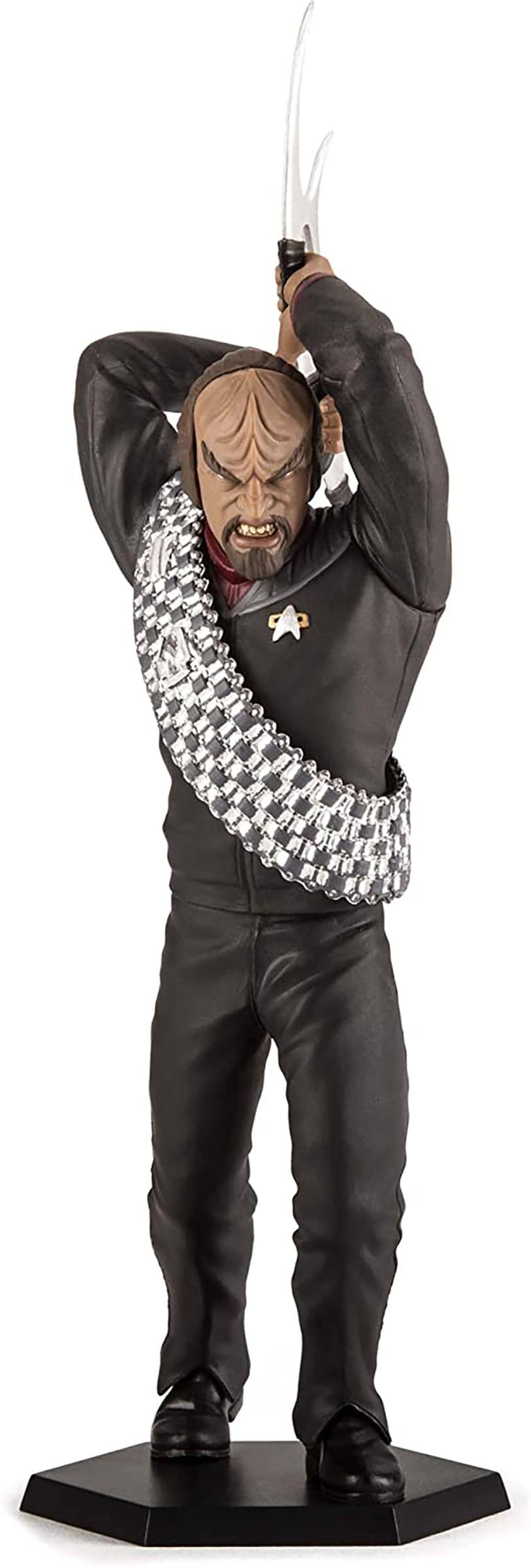 Quantum Mechanix - Star Trek Deep Space Nine Worf Mini Master Figure - Black