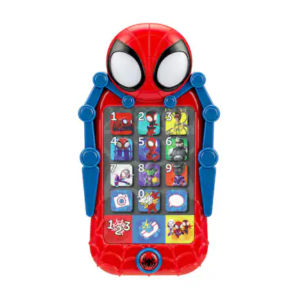 Front. eKids - eKids Spidey and His Amazing Friends Kids Phone with Preschool Learning Activities.