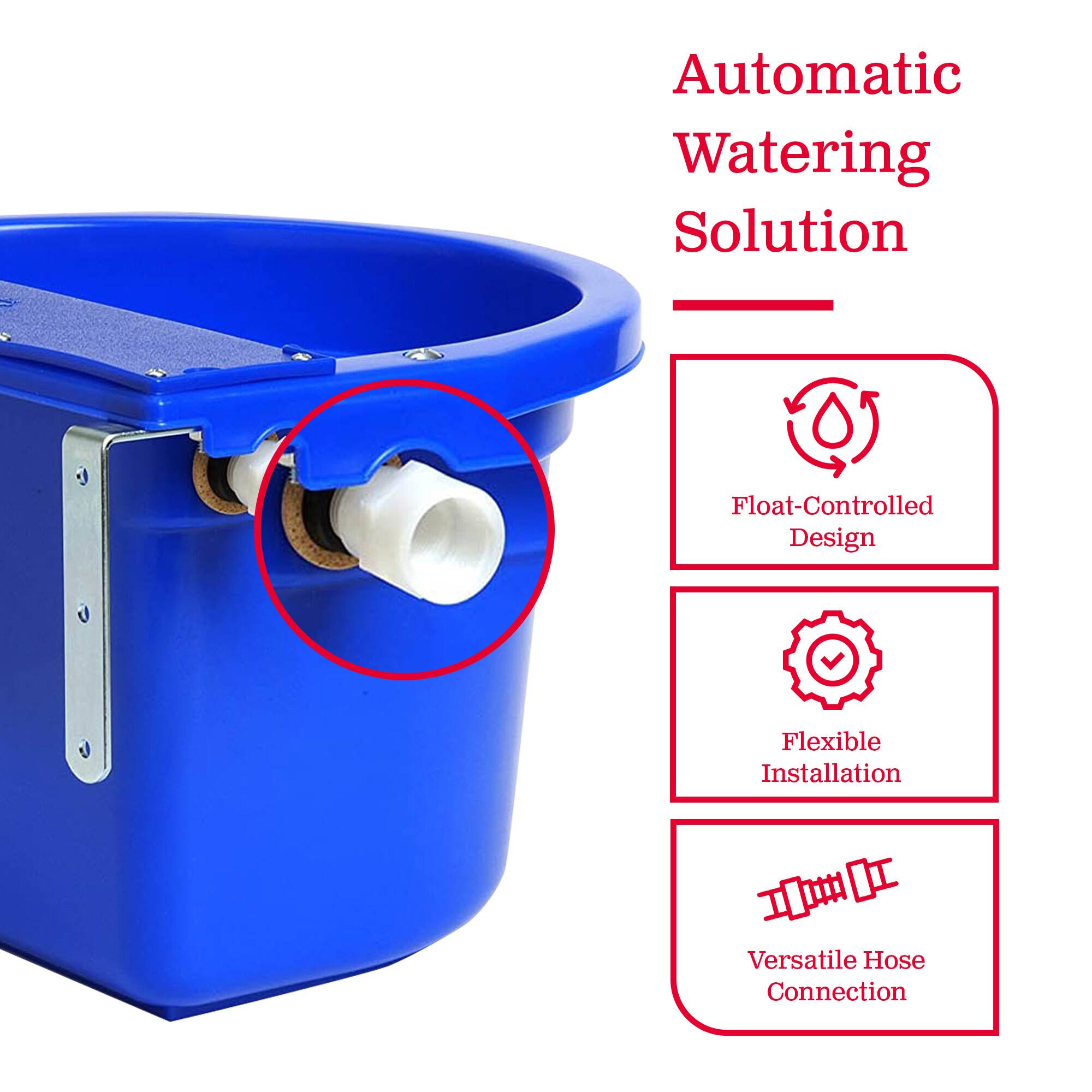 Automatic Watering Solution

- Float-Controlled Design
- Flexible Installation
- Versatile Hose Connection
