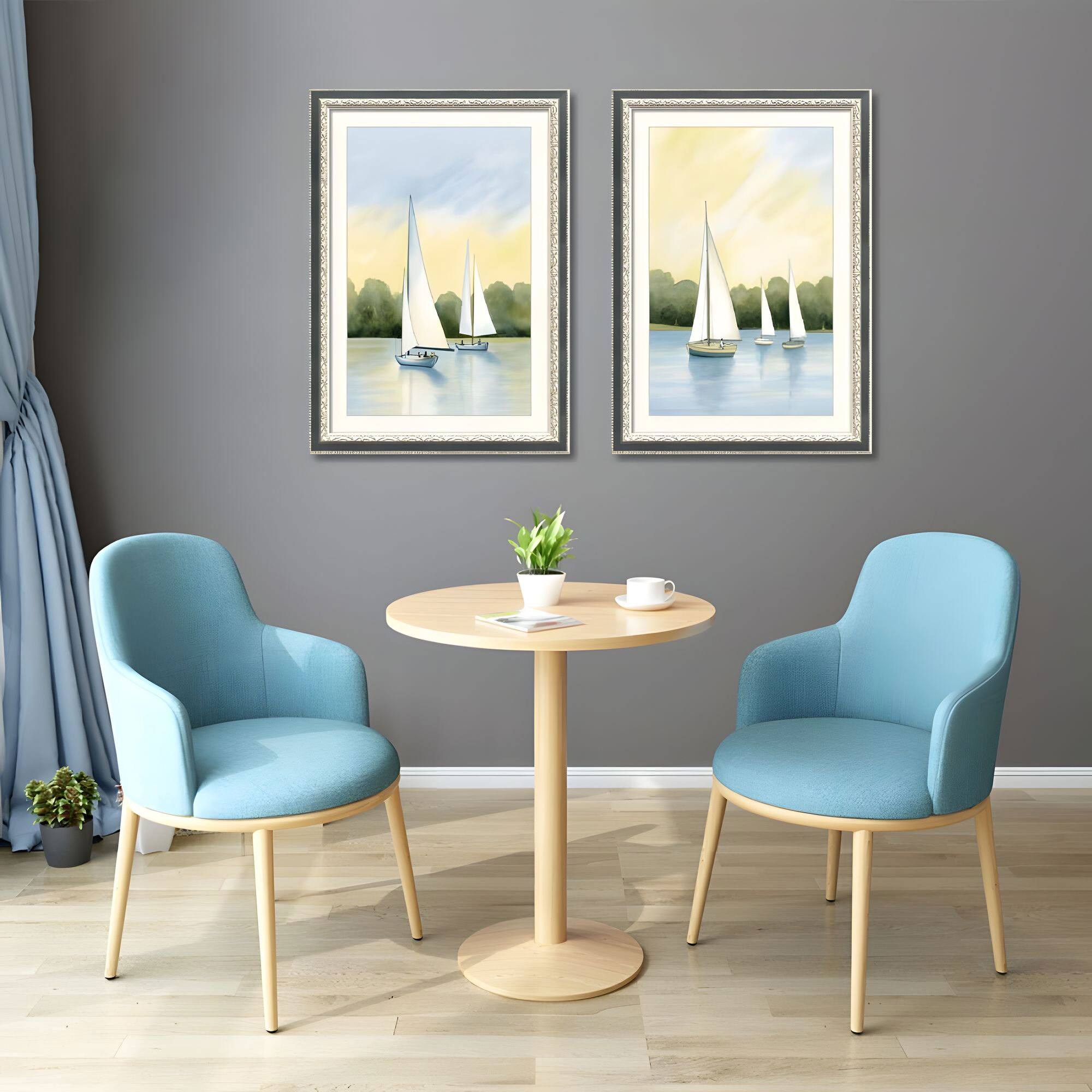 Alt View 6. APRILSOUL - Christmas Tree Large Stars Artificial Christmas Tree Spruce Tree Color Changing Lights Metal Stand Full Tree - Green.