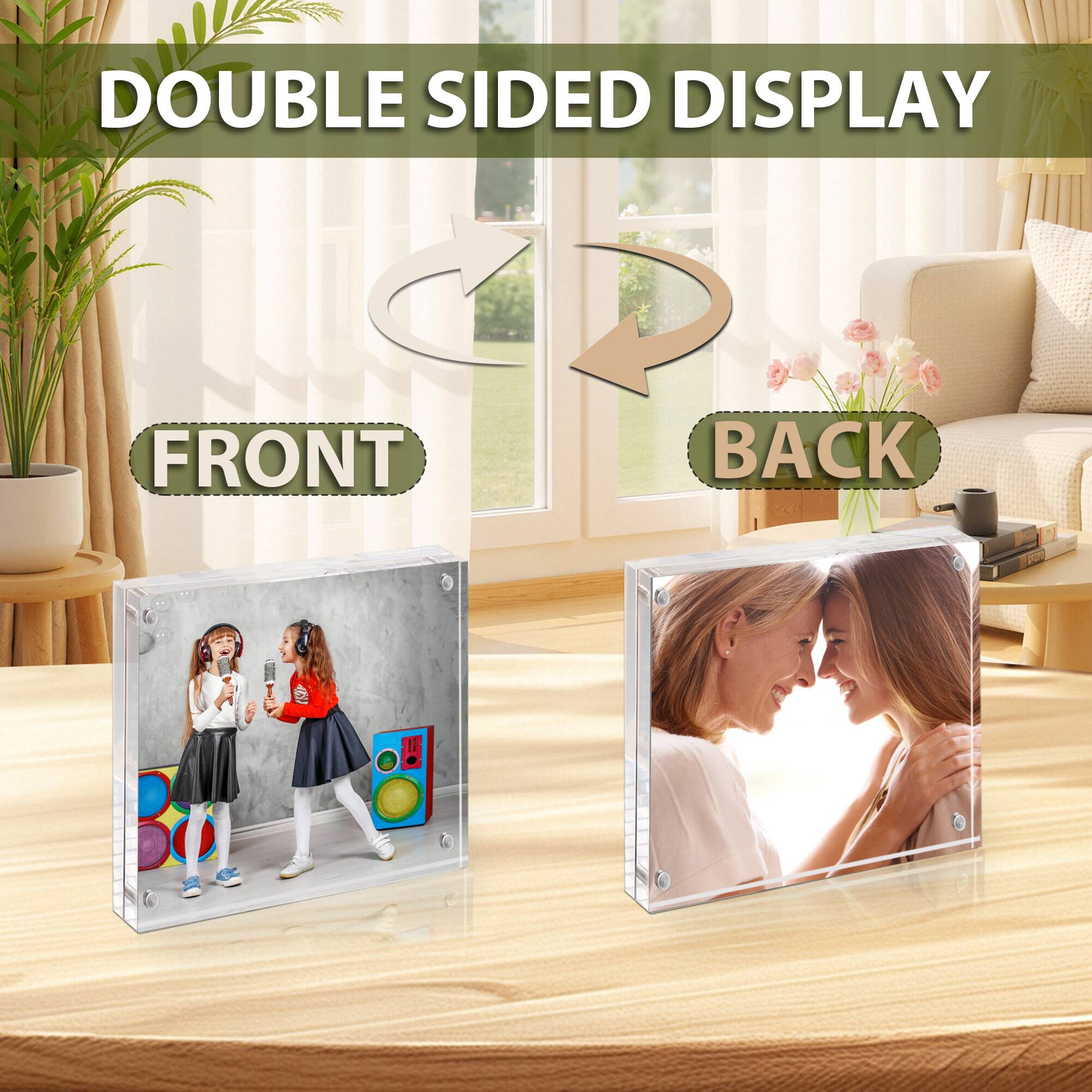 DOUBLE SIDED DISPLAY

FRONT

BACK