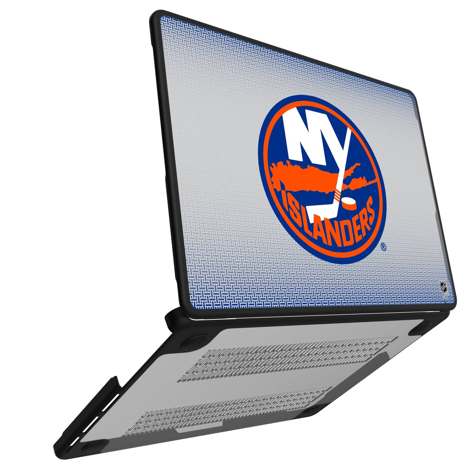 Alt View 1. Keyscaper - New York Islanders Linen MacBook Case - Pro 16 in - Multicolor.