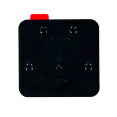 Front. Momento - M7 Adhesive Mounting Adapter - Black.