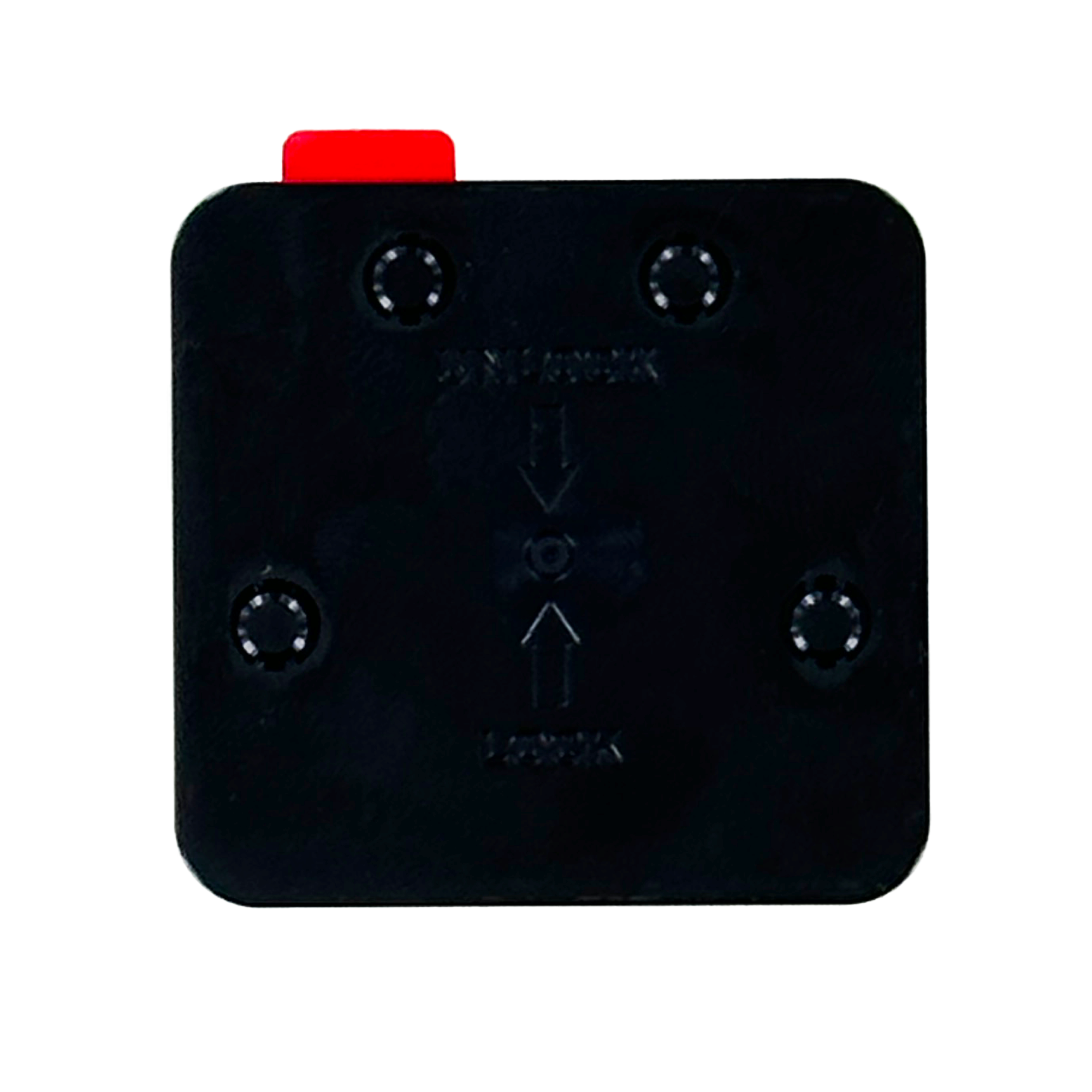 Front. Momento - M7 Adhesive Mounting Adapter - Black.