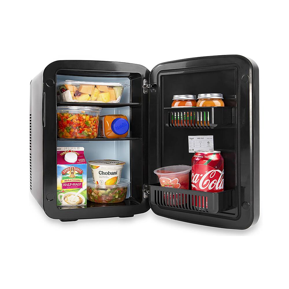 Alt View 13. Cooluli - Vibe 0.5 Cu. Ft. Mini Fridge - Black.