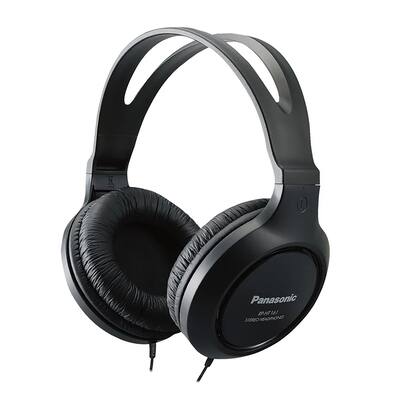Panasonic Over Ear Headphones with XBS for Deep Bass Matte Black Panasonic Over Ear Headphones with XBS for Deep Bass Matte Black
