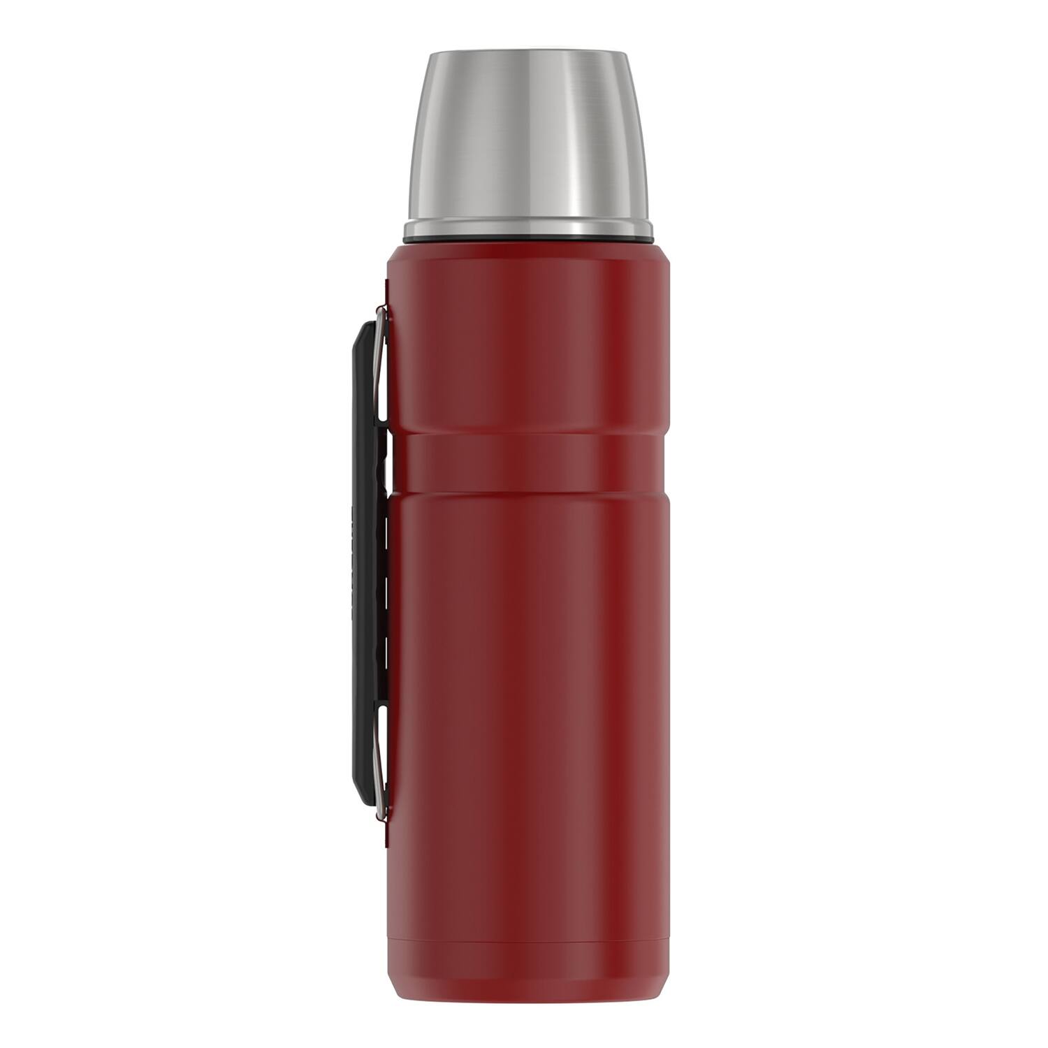 Left. Thermos - Stainless King Vacuum Insulated Stainless Steel Beverage Bottle 1.2 L - Red.
