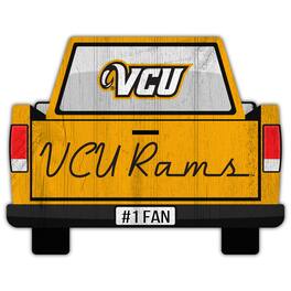 Fan Creations - VCU Rams 12'' x 12'' Truck Back D-cor - Multicolor
