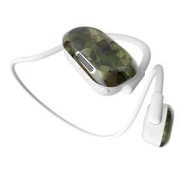 Purity - Air Open Ear Headphones – Air Conduction Wireless Bluetooth Earbuds with Noise Cancelling Mic - Camouflage Diamond