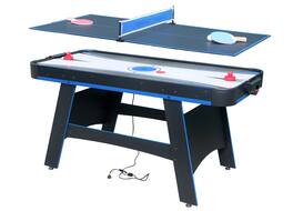 APRILSOUL - Game Table Ice Ball Game Table Pool Table Tennis Table Hockey Table Multifunctional Table Desk - Blue