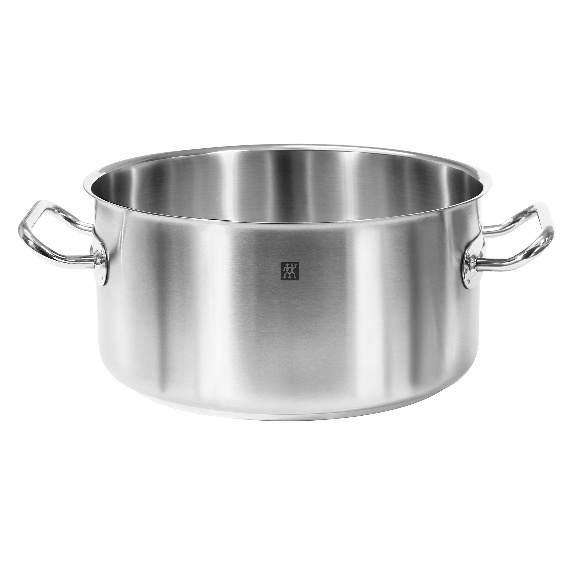 Front. ZWILLING - ZWILLING Commercial 7-qt Stainless Steel Sauce Pot without a Lid - Stainless Steel.