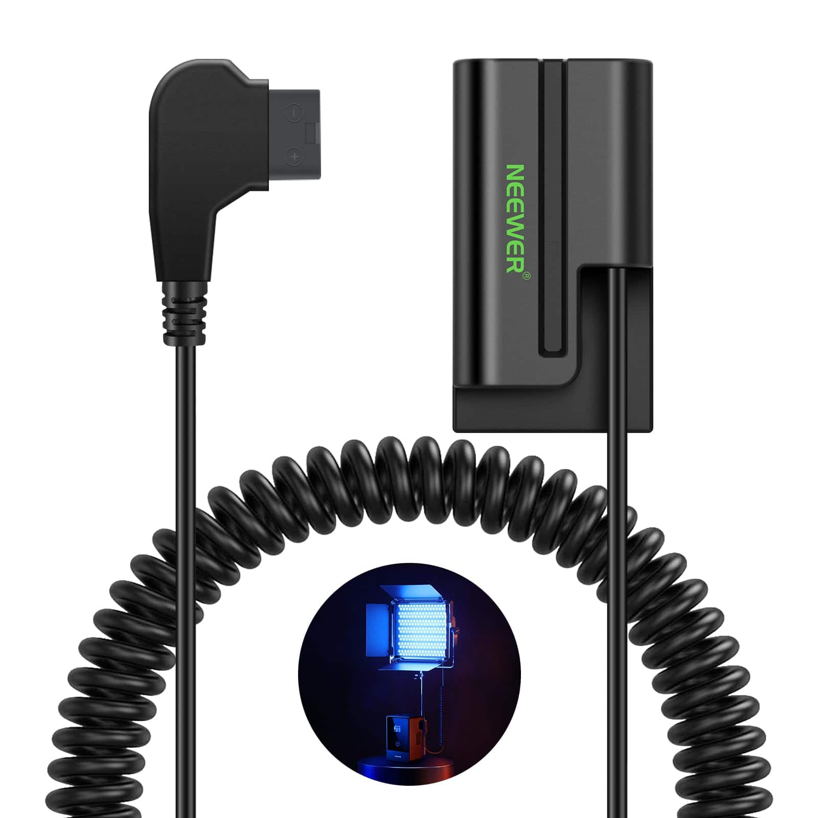 Neewer - D-Tap to NP-F550 Dummy Battery for LED Lights