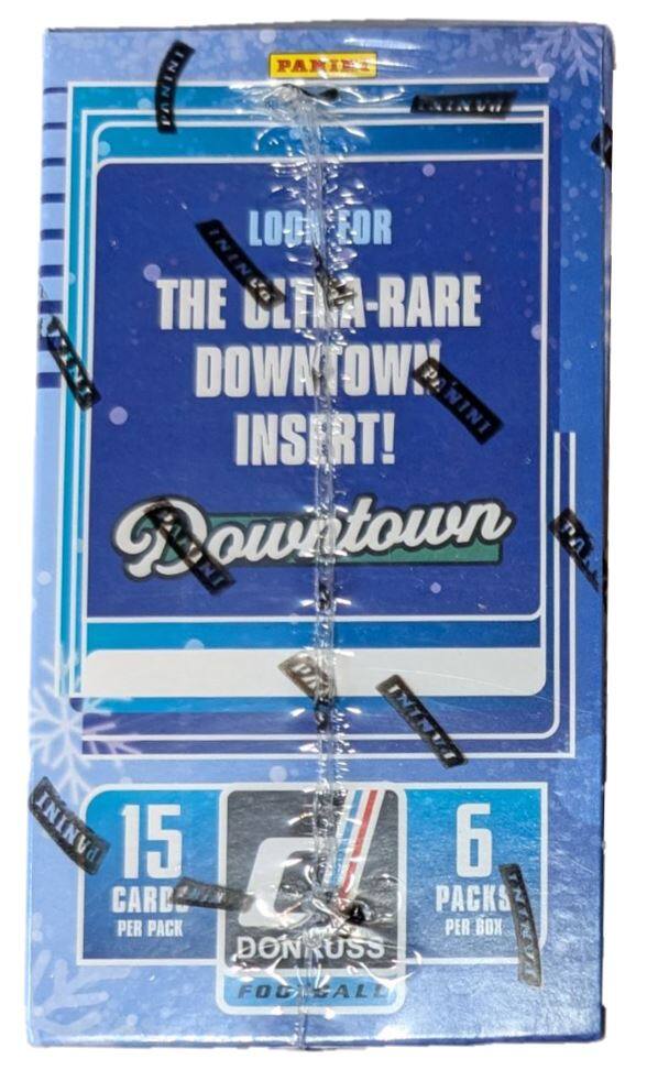 Left. Panini - 2025 Panini Donruss Football Holiday Blaster Box.