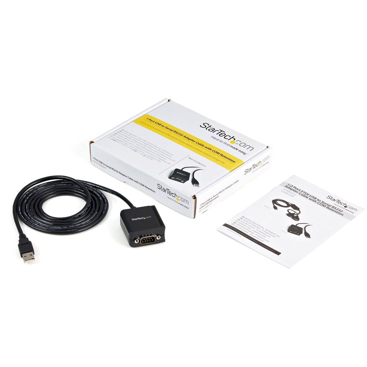 I Port USB to Serial R5232 StarTech.com Adapter Cable Hard-to-find with COM made com easy PORT ICUSB2521F Retention USA com Cable StarTech CARB Retention StarTech.com

1/2 Adapter Port ICUSB25-8224 FTDI USB with to Serial StarTech.com COM com Retention