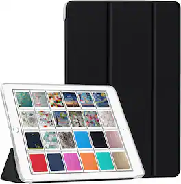 DuraSafe Cases - iPad 10th Gen 10.9" 2022 Protective TPU Case with Magnetic Viewing Stand A2696 A2757 A2777 A3162 A3354 A3355 A3356 - Black