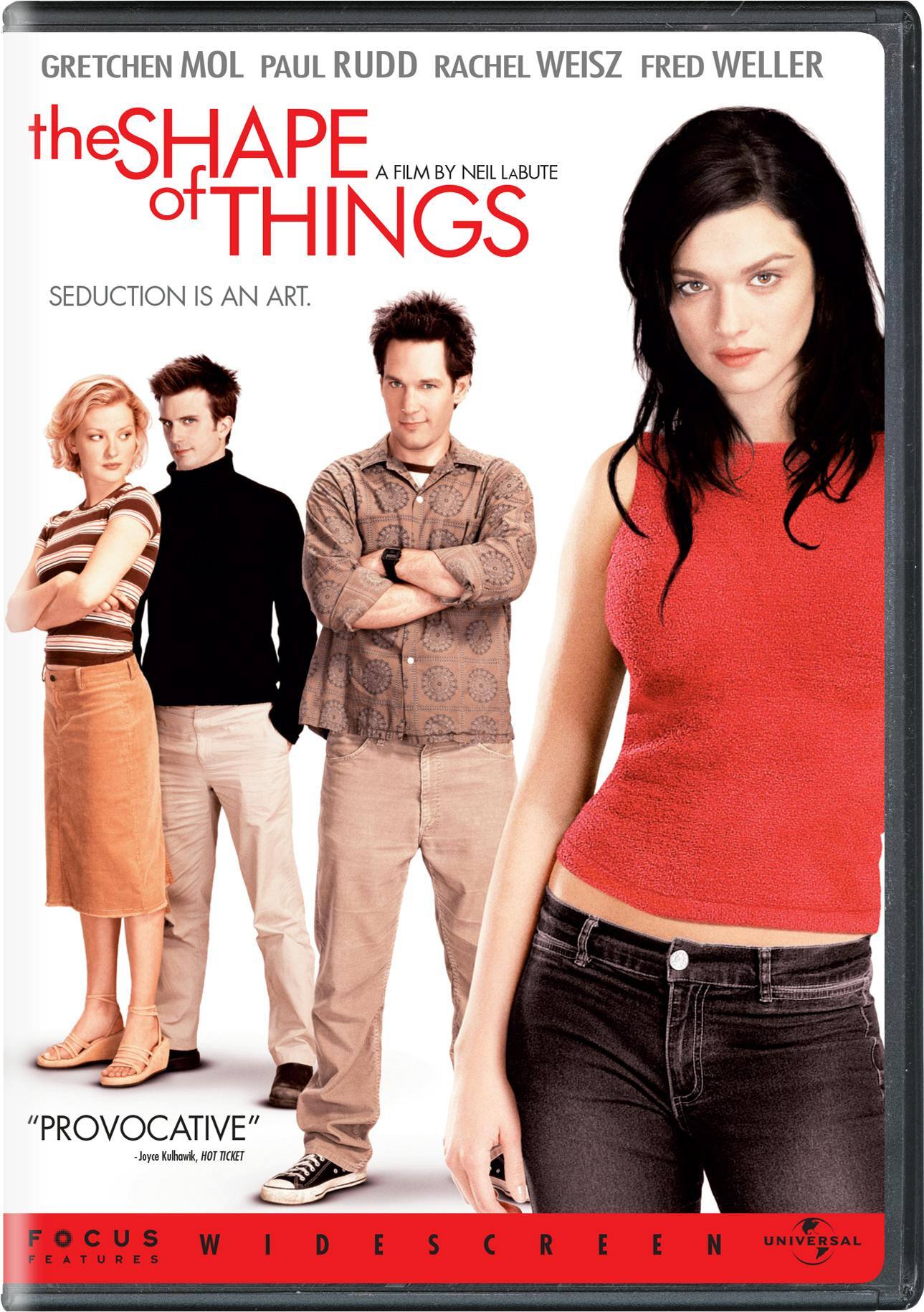 Front. The Shape of Things [DVD].