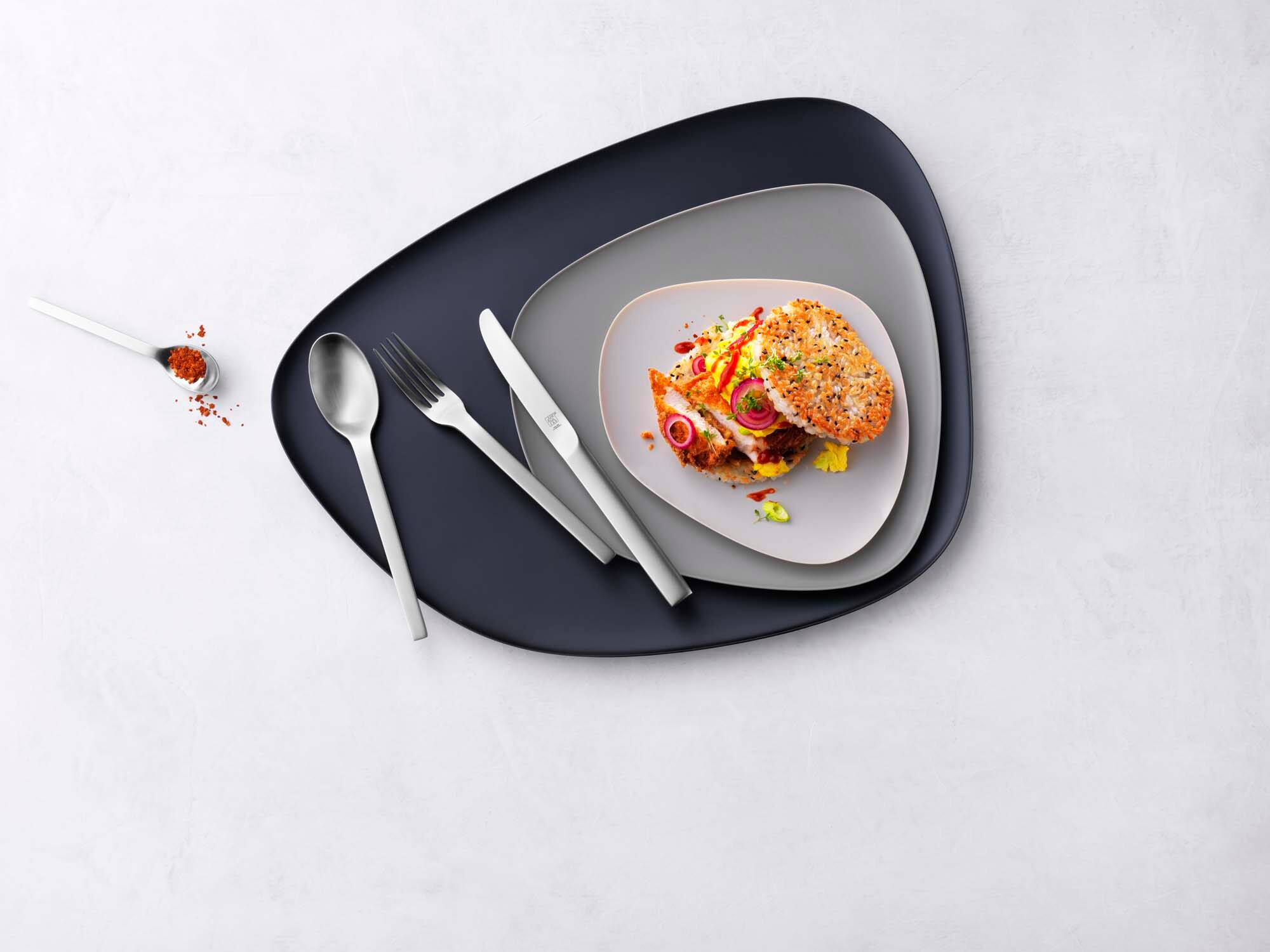 Alt View 4. ZWILLING - ZWILLING Aberdeen 20-pc 18/10 Stainless Steel Flatware Set - Stainless Steel.