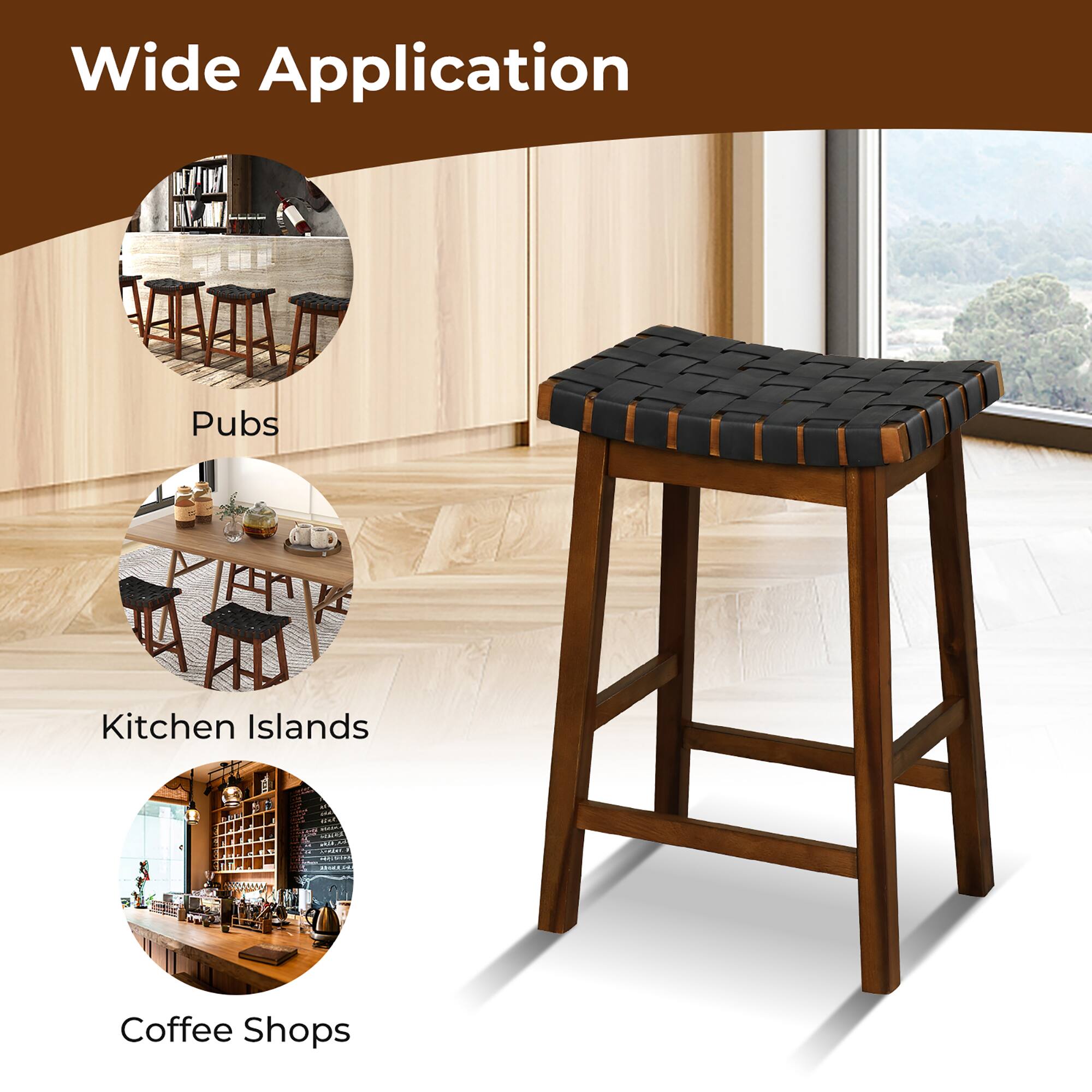 Wide Application

Pubs
Kitchen Islands
Coffee Shops