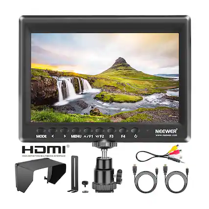 MODE < > MENU A/F1 V/F2 F3 F4
NEEWER www.neewer.com
HDMI®
HIGH-DEFINITION MULTIMEDIA INTERFACE