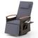 Front. Costway - Costway Outdoor 360° Swivel Rattan Recliner Chair Patio Wicker Chaise Lounge Chair - Gray.