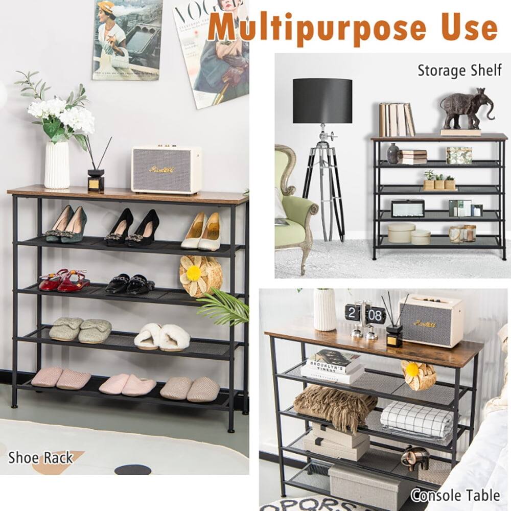1045 Multipurpose Use Storage Shelf

- Shoe Rack
- Console Table

BROOKLYN'S Shoe Rack Console Table