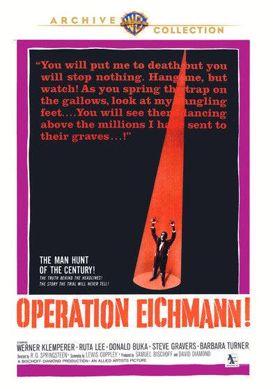 Front. Operation Eichmann - DVD.