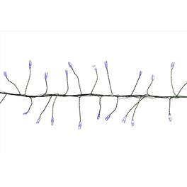 Celebrations - LED Big Seed Cluster Blue 250 ct String Christmas Lights 10 ft.