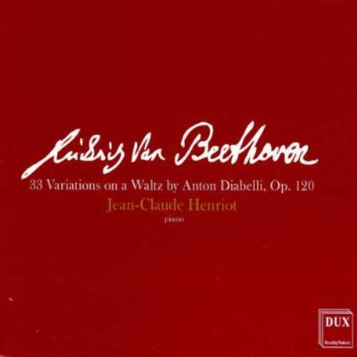 Ludwig van Beethoven - 33 Variations on a Waltz By Anton Diabelli   - COMPACT DISCS [CD]