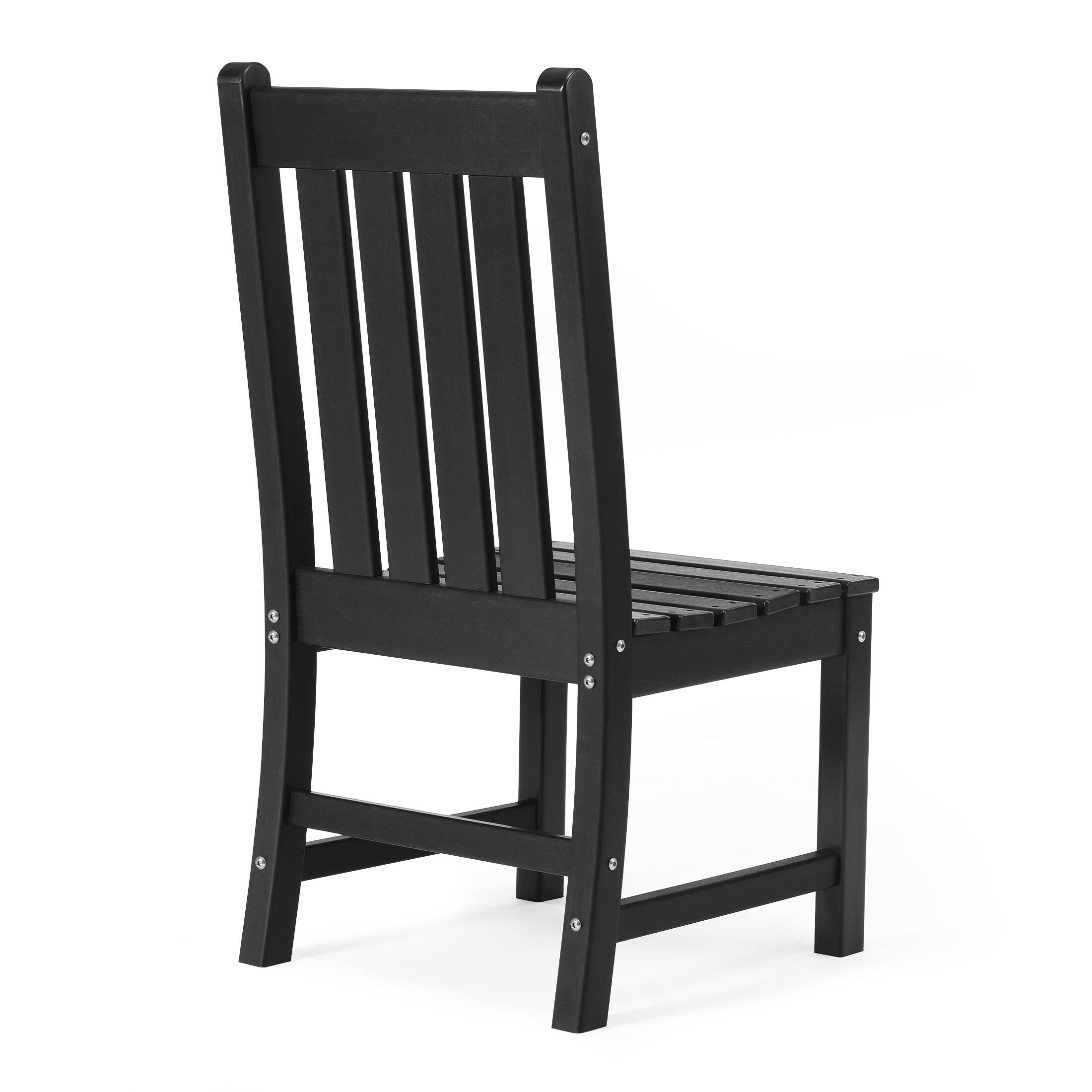 Back. WestinTrends - WestinTrends Malibu Outdoor Patio Dining Chair - Black.