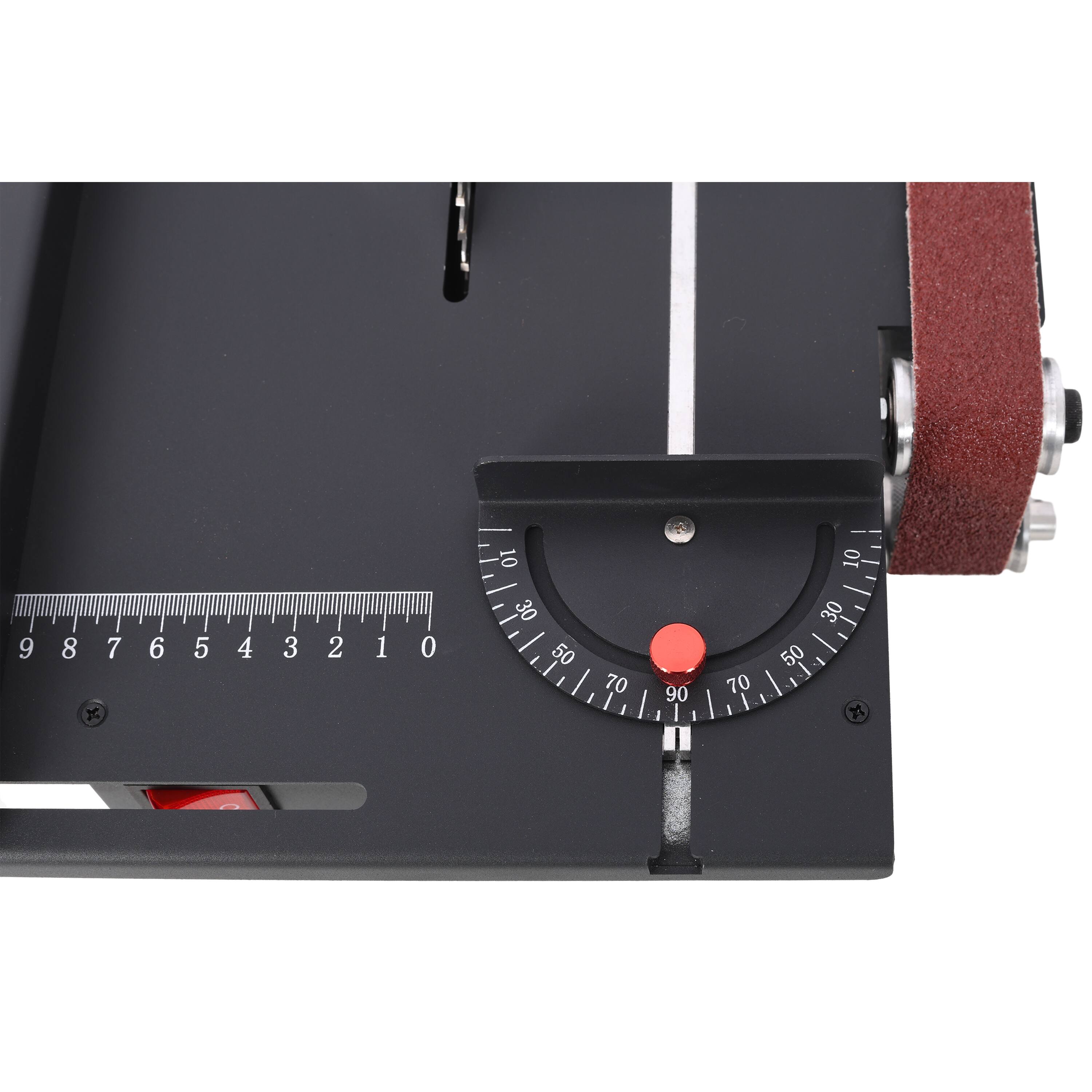 Alt View 8. ELEMENT ACE - Compact Multi-Function Table Saw and Belt Sander with Adjustable Angle and Speed for DIY Crafting Projects - Black.