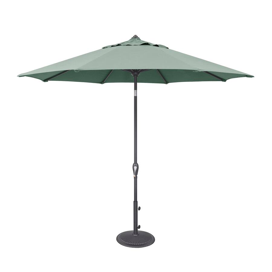 Mondawe 9' Octagon Patio Market Umbrella Anthracite Frame Auto Tilt Spa ...
