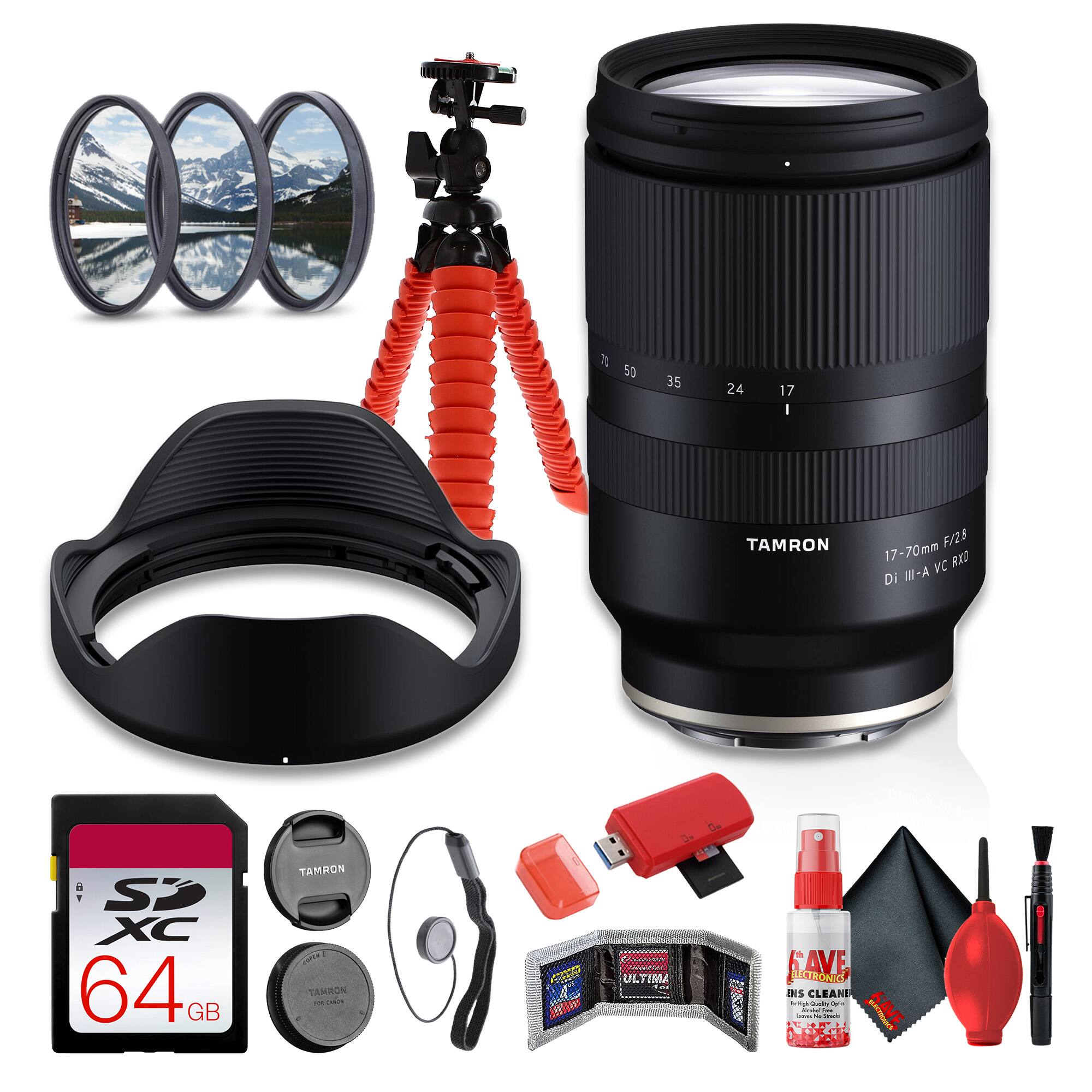 3 50 35 24 17 I TAMRON F/2.8 17-70mm RXO I-A Di III-A VC RXD SD XC 64 GB TAMRON TANNON F d Ms - ULTIMA AVE RECTRONIC INS CLEAN - - 1 - NT - : SAVE