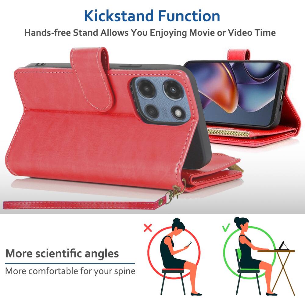 Kickstand Function  
Hands-free Stand Allows You Enjoying Movie or Video Time  

More scientific angles  
More comfortable for your spine