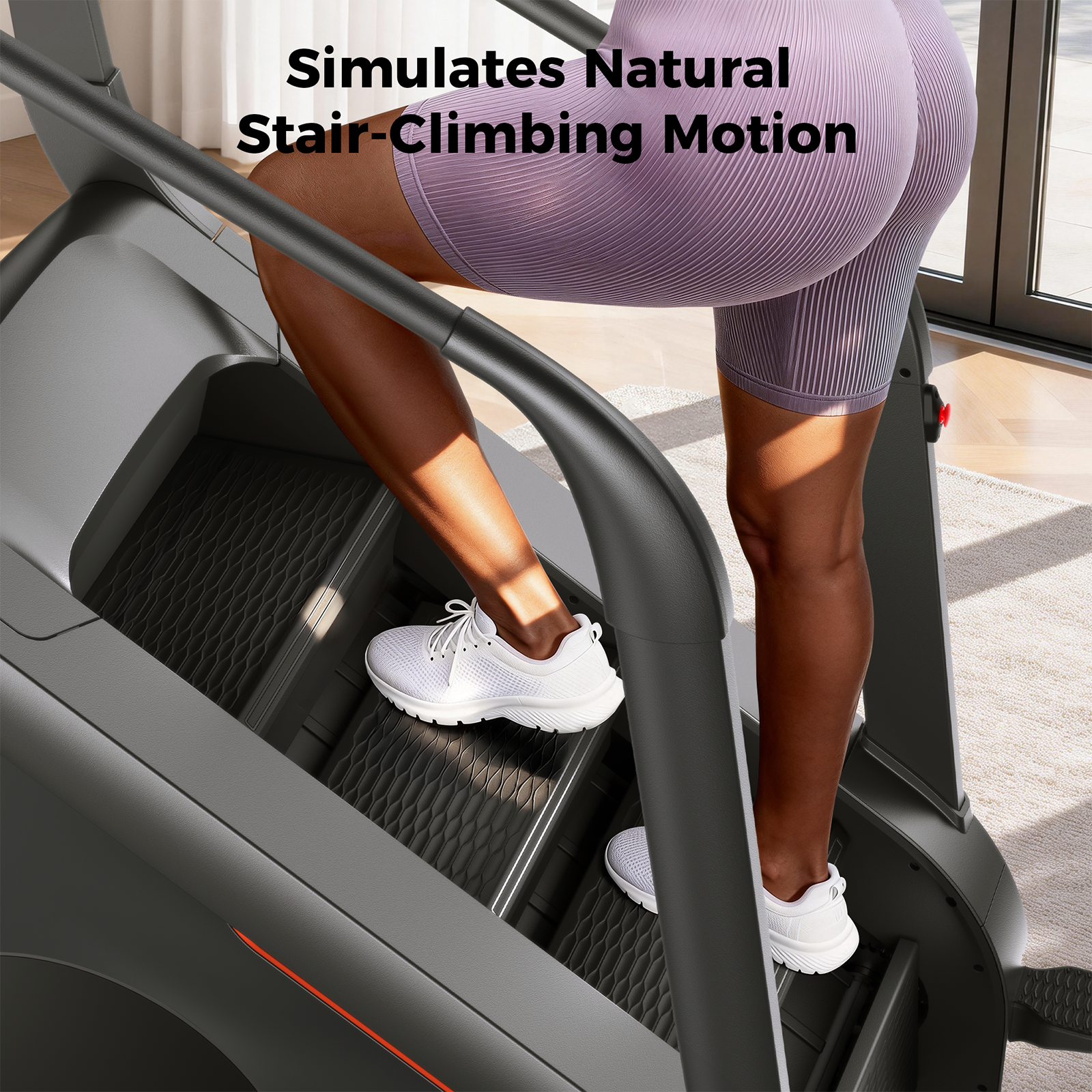 Simulates Natural Stair-Climbing Motion