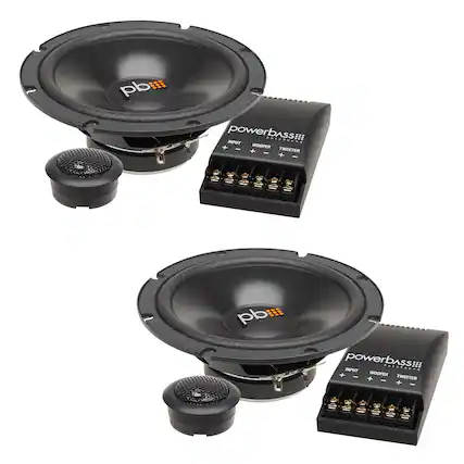 pb powerbass INPUT - .- + WOOFER I TWEETER - + I + pb powerbAss INPUT A.... + WOOPER I TWEETER + I + I