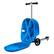 Alt View 7. GoPowerBike - GoPowerBike GoVoyage 3-Wheel Kids Luggage Scooter with Light-Up Wheels | Blue - Blue.