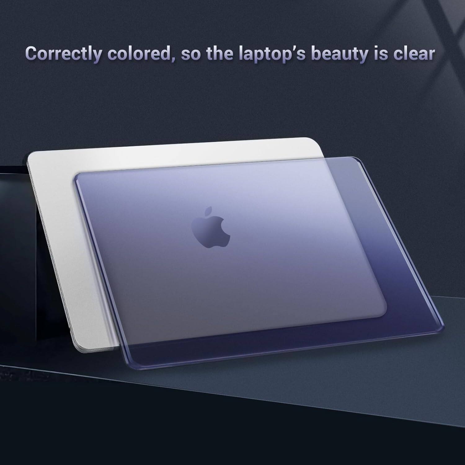 Correctly colored, so the laptop's beauty is clear