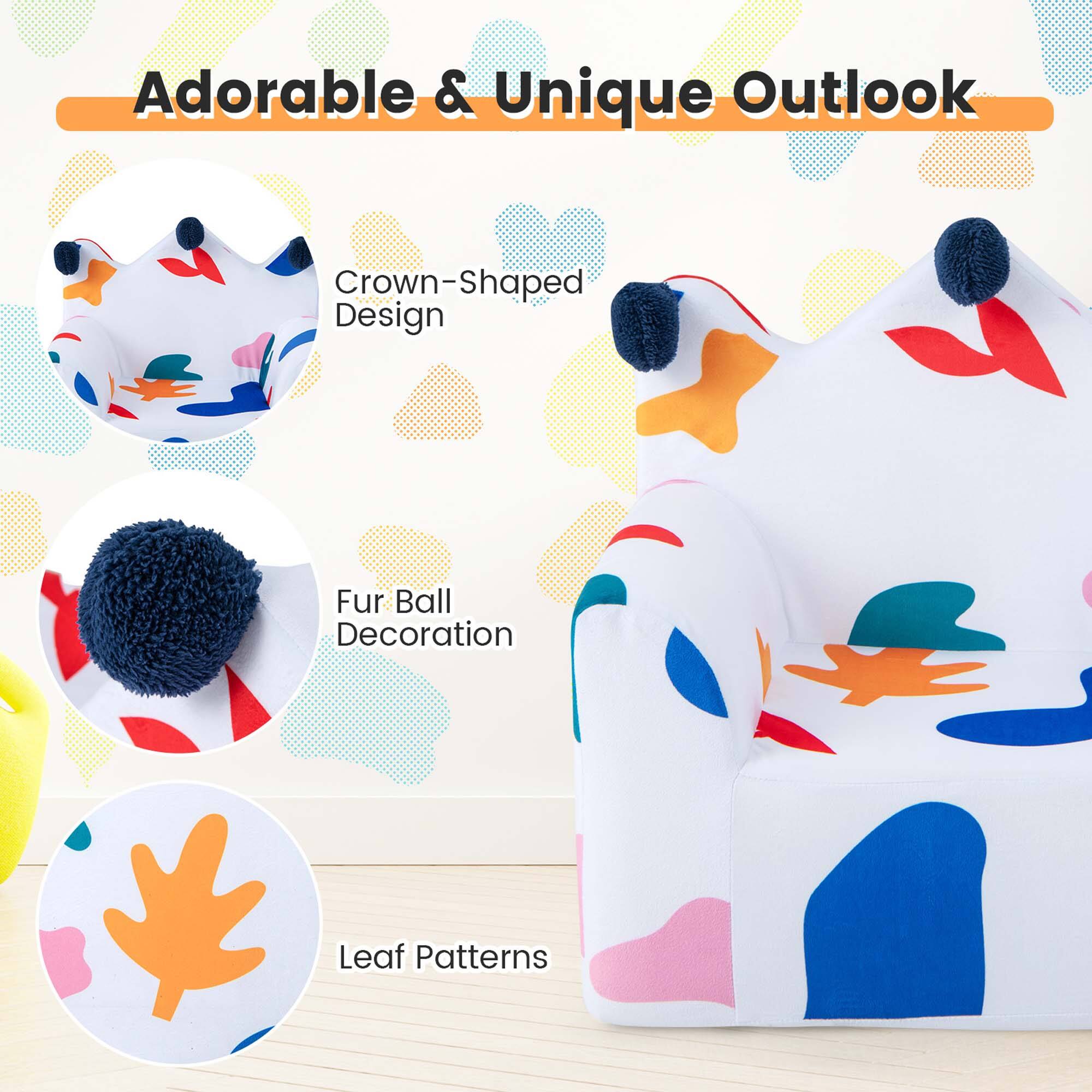 Adorable & Unique Outlook

Crown-Shaped Design

Fur Ball Decoration

Leaf Patterns