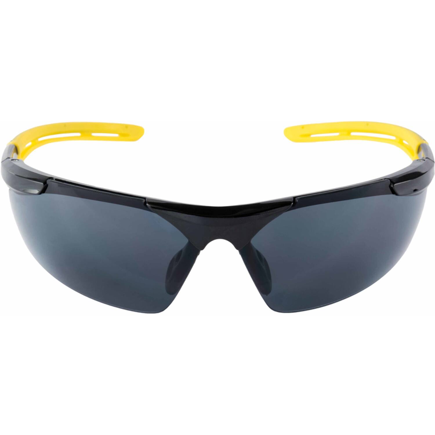 Angle. 3M - 3M Anti-Fog Classic/Sleek Safety Glasses Gray Lens Black/Yellow Frame 1 pc - Black | Yellow.