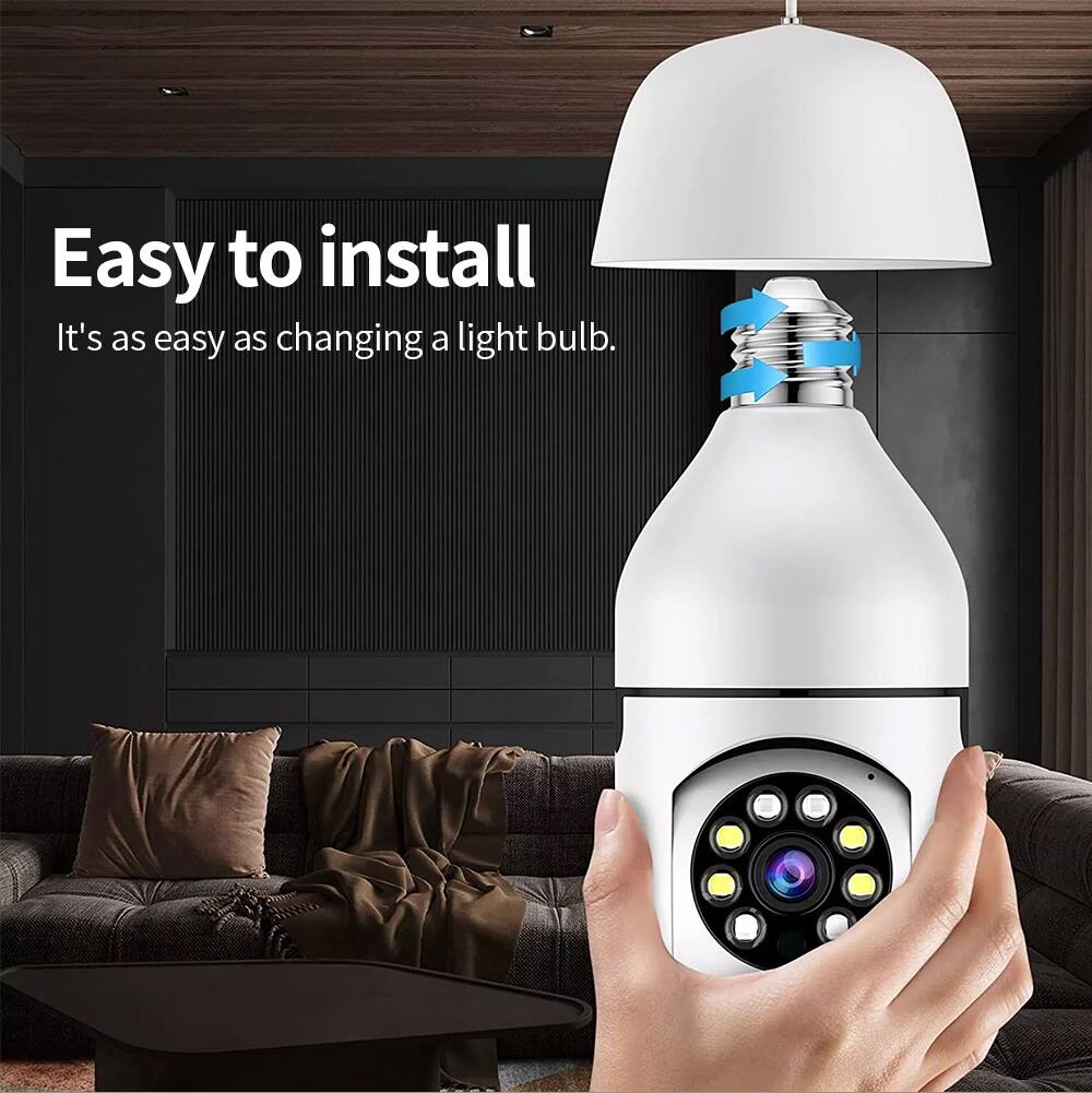 Easy to install  
It's as easy as changing a light bulb.