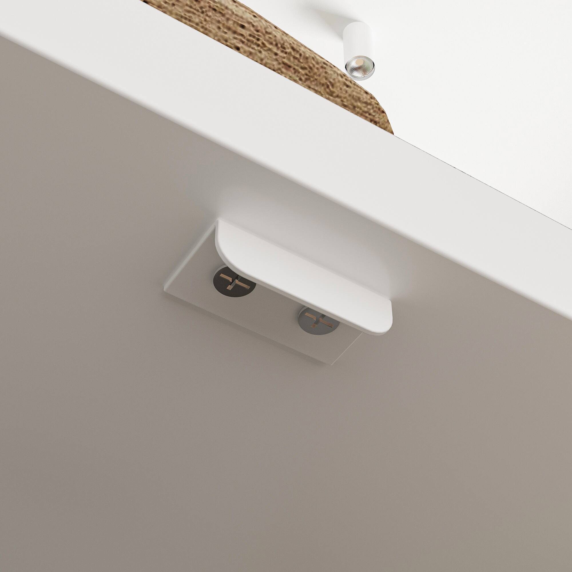 Alt View 5. Famapy - Famapy Modern Kitchen Island & Storage Cabinet: Transform Your Culinary Space - White.