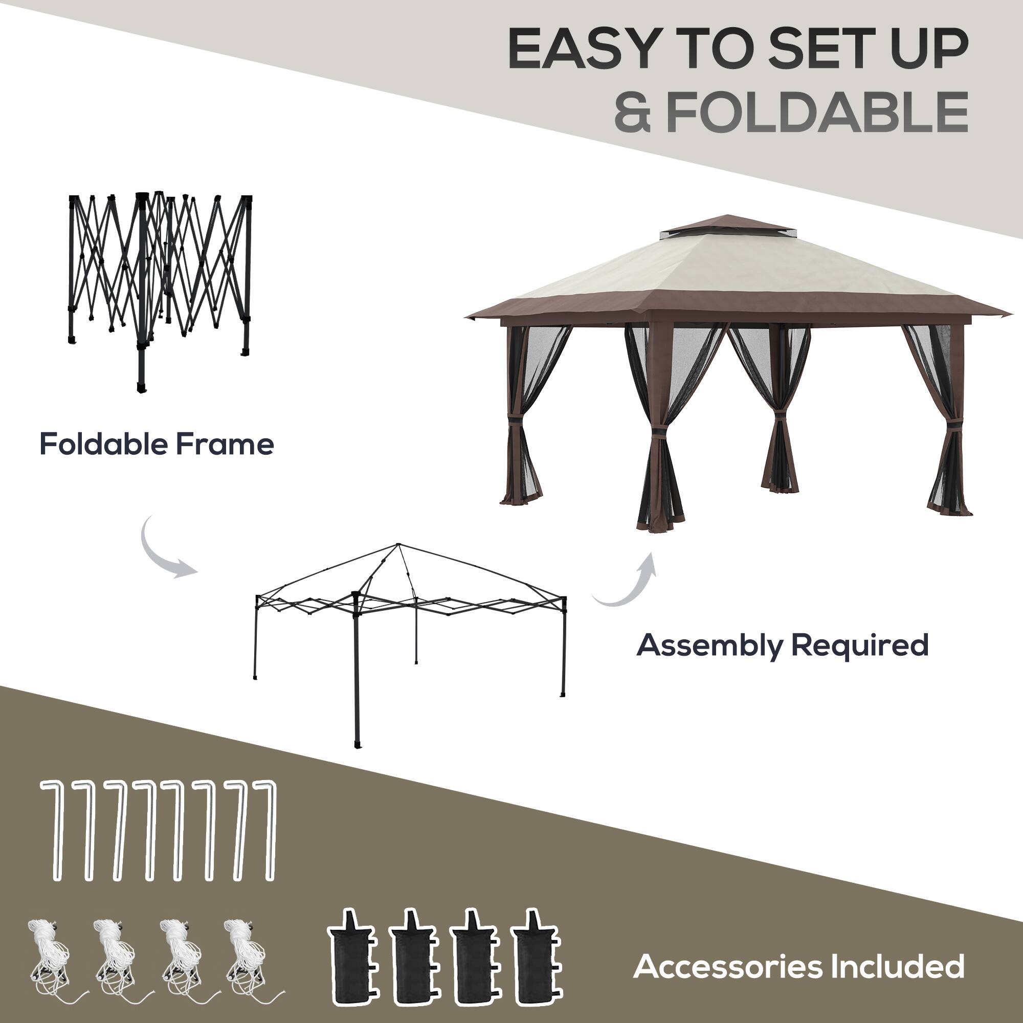 EASY TO SET UP & FOLDABLE, Foldable Frame, Assembly Required, Accessories Included
