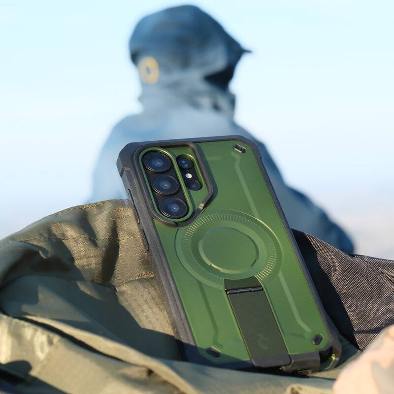 Alt View 4. SUPCASE - Unicorn Beetle Pro Mag MagSafe Case for Samsung Galaxy S26 Ultra – Full-Body Protection with Screen Protector - Dark Green.